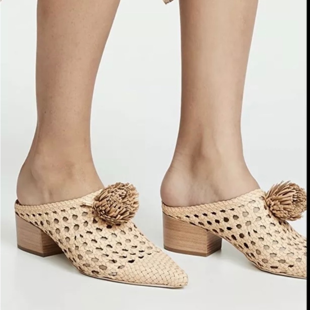 Ulla johnson nude Mule with Pom Pom size 38